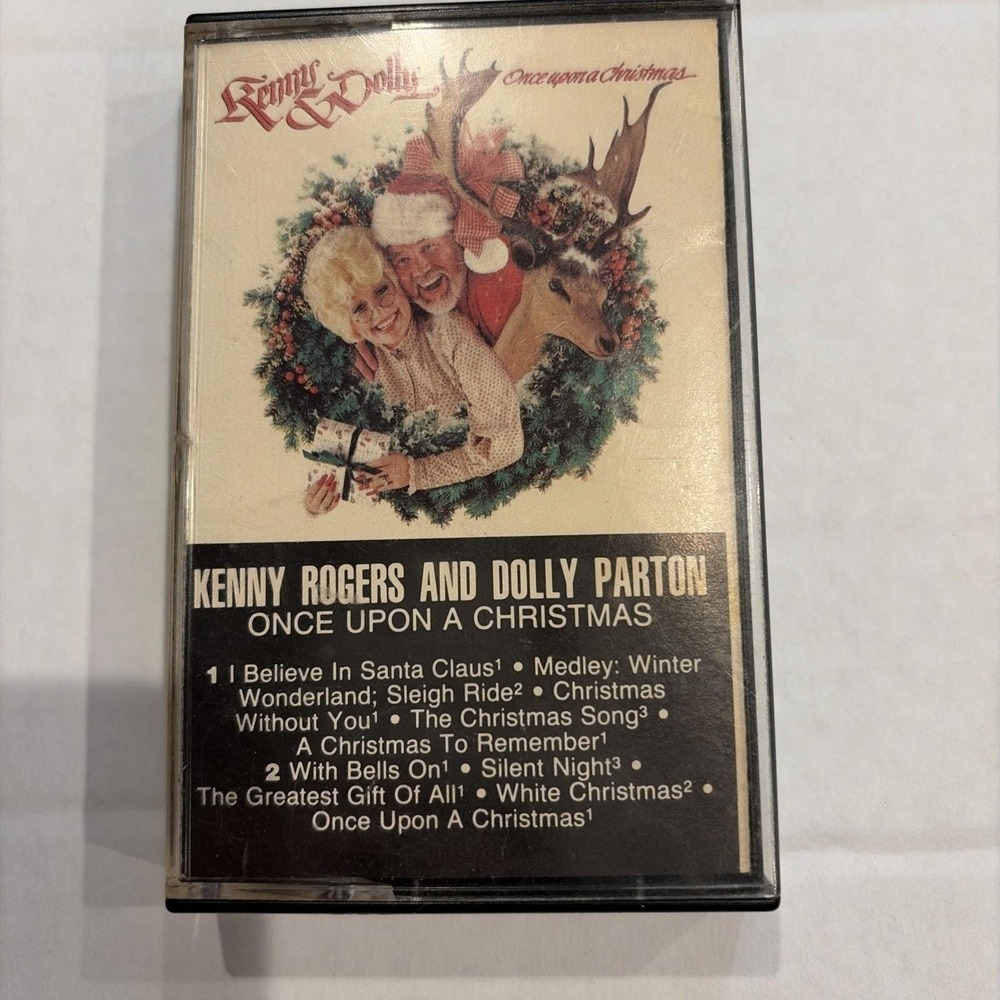 Kenny‎ rogers & dolly parton / once upon a christmas cassette (1984) rca records